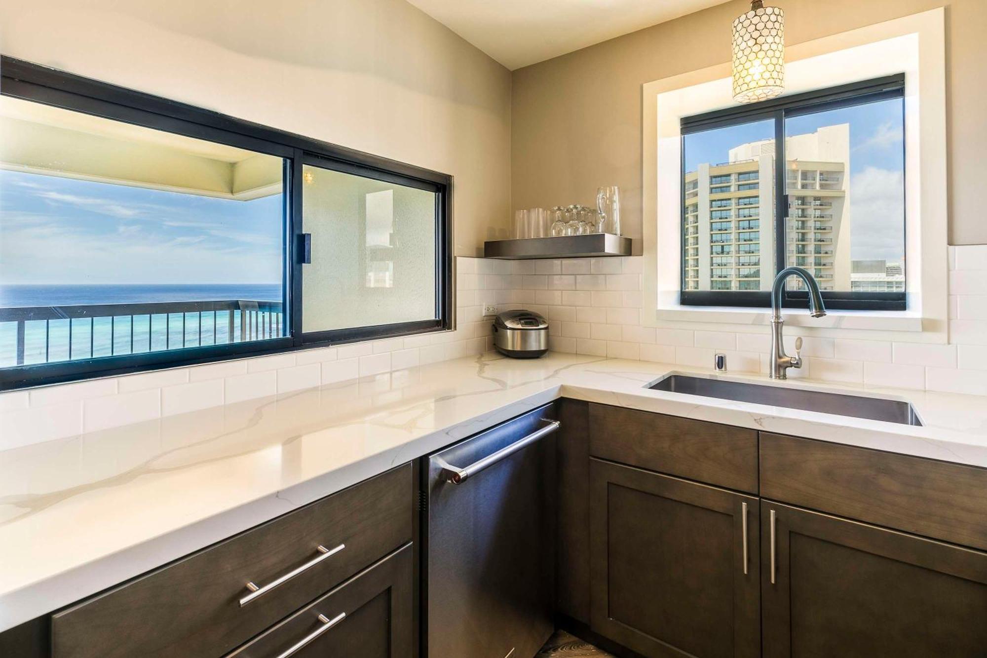 Aston Waikiki Beach Tower Honolulu Ngoại thất bức ảnh Kitchen