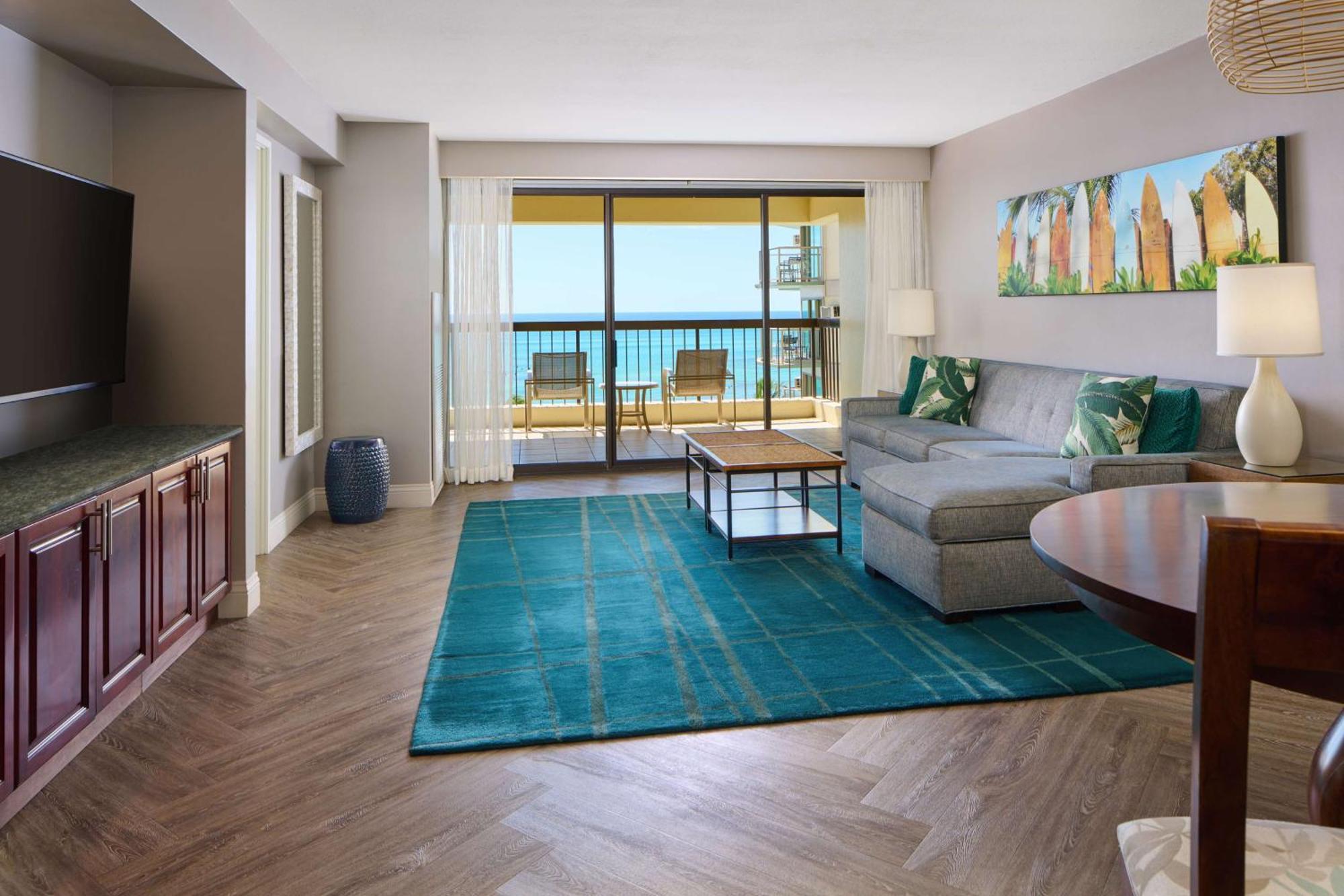 Aston Waikiki Beach Tower Honolulu Ngoại thất bức ảnh Living room