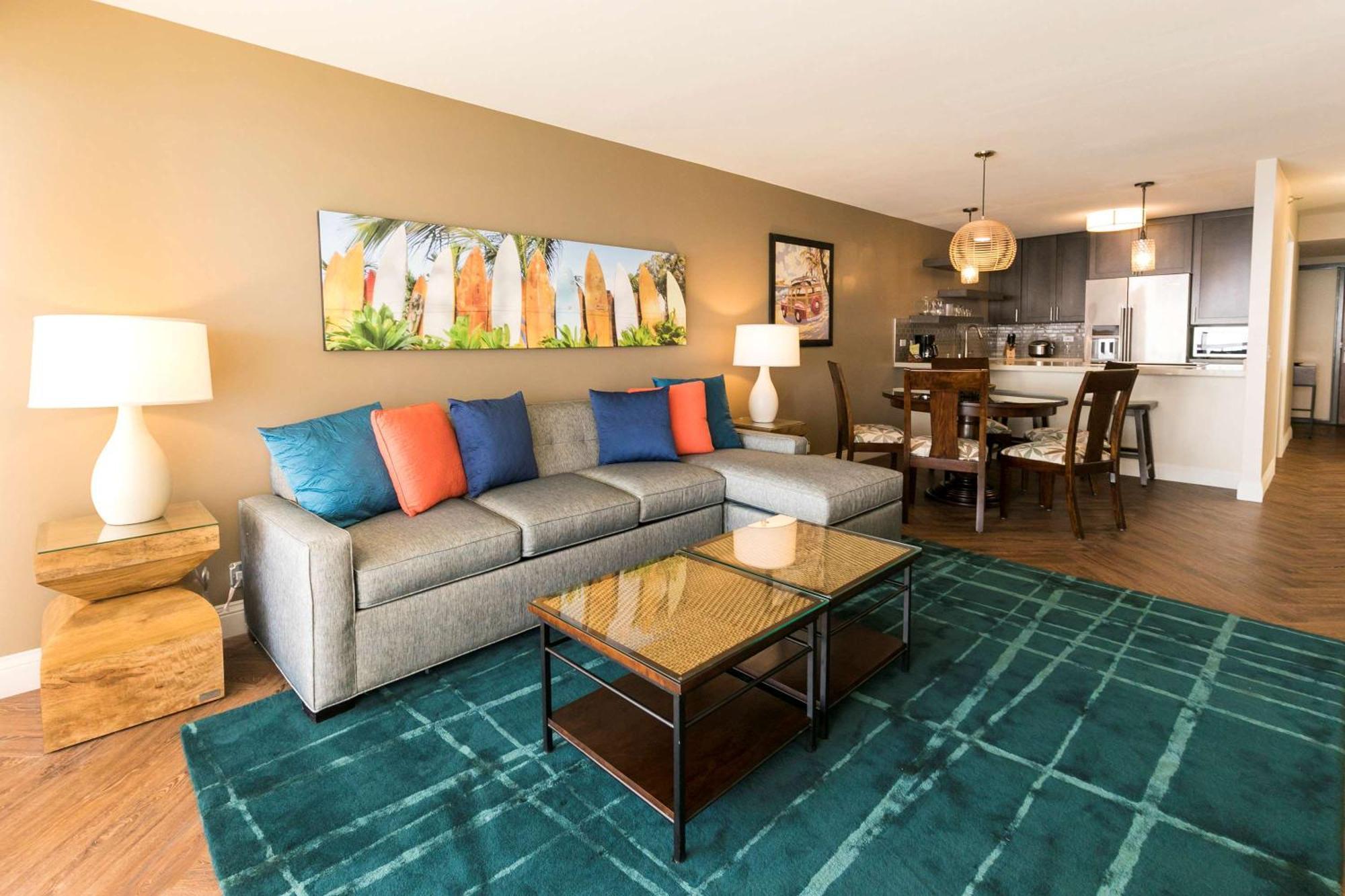 Aston Waikiki Beach Tower Honolulu Ngoại thất bức ảnh Living room